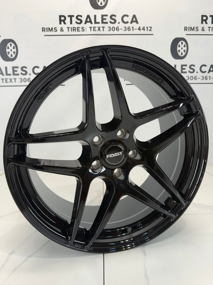 Fast Boost Rims 5x114.3 Gloss Black - MULTIPLE SIZES