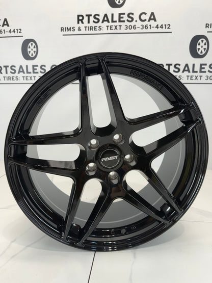 Fast Boost Rims 5x114.3 Gloss Black - MULTIPLE SIZES