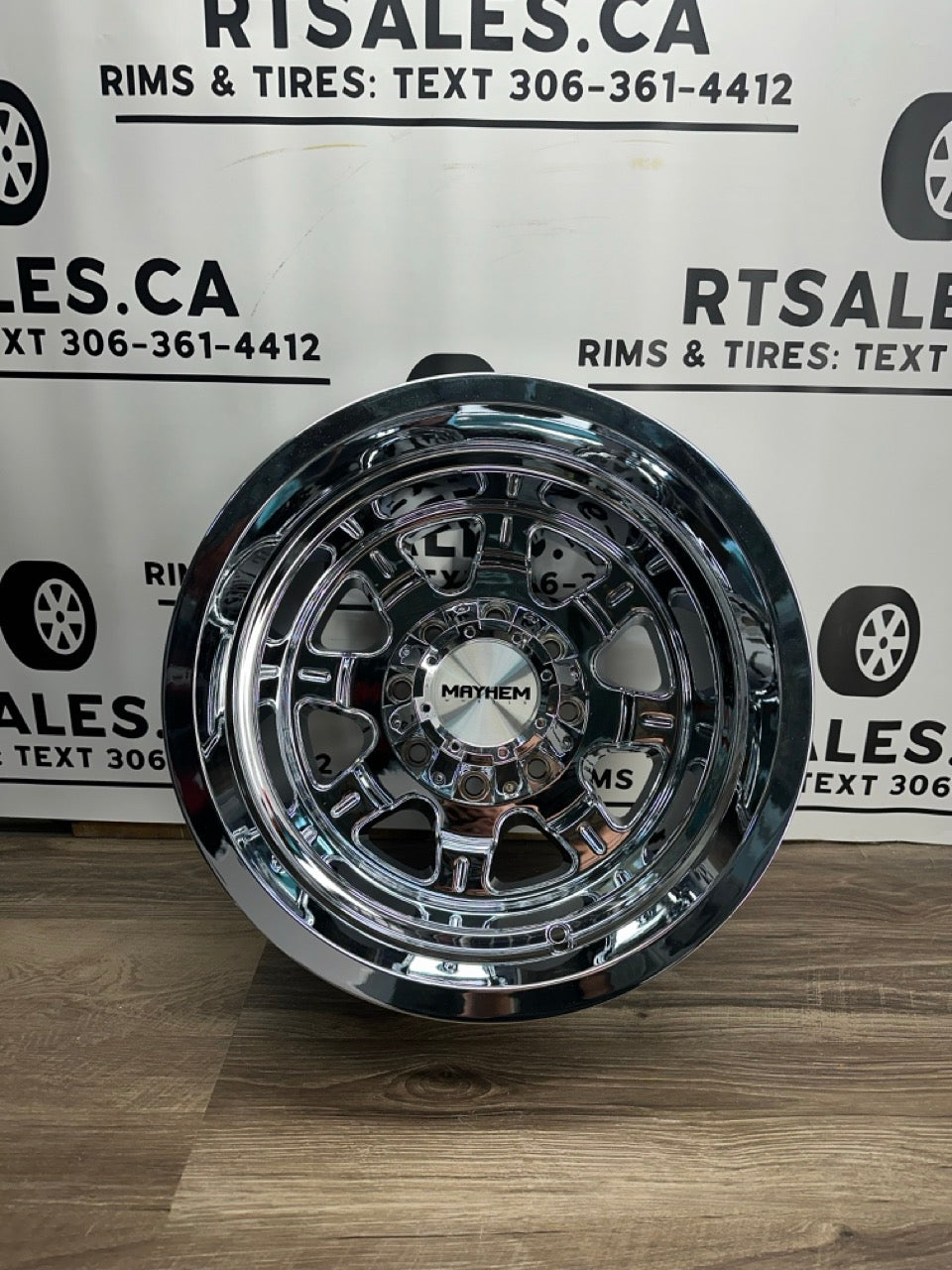 17x6.5 Mayhem Monstir Dually Rims 8x165.1