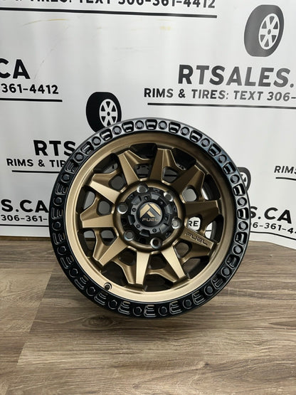 16x8 Fuel Covert Rims 6x139.7