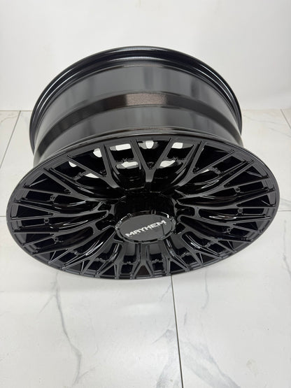 20x9 Mayhem Cyclone 8121 Gloss Black Rims