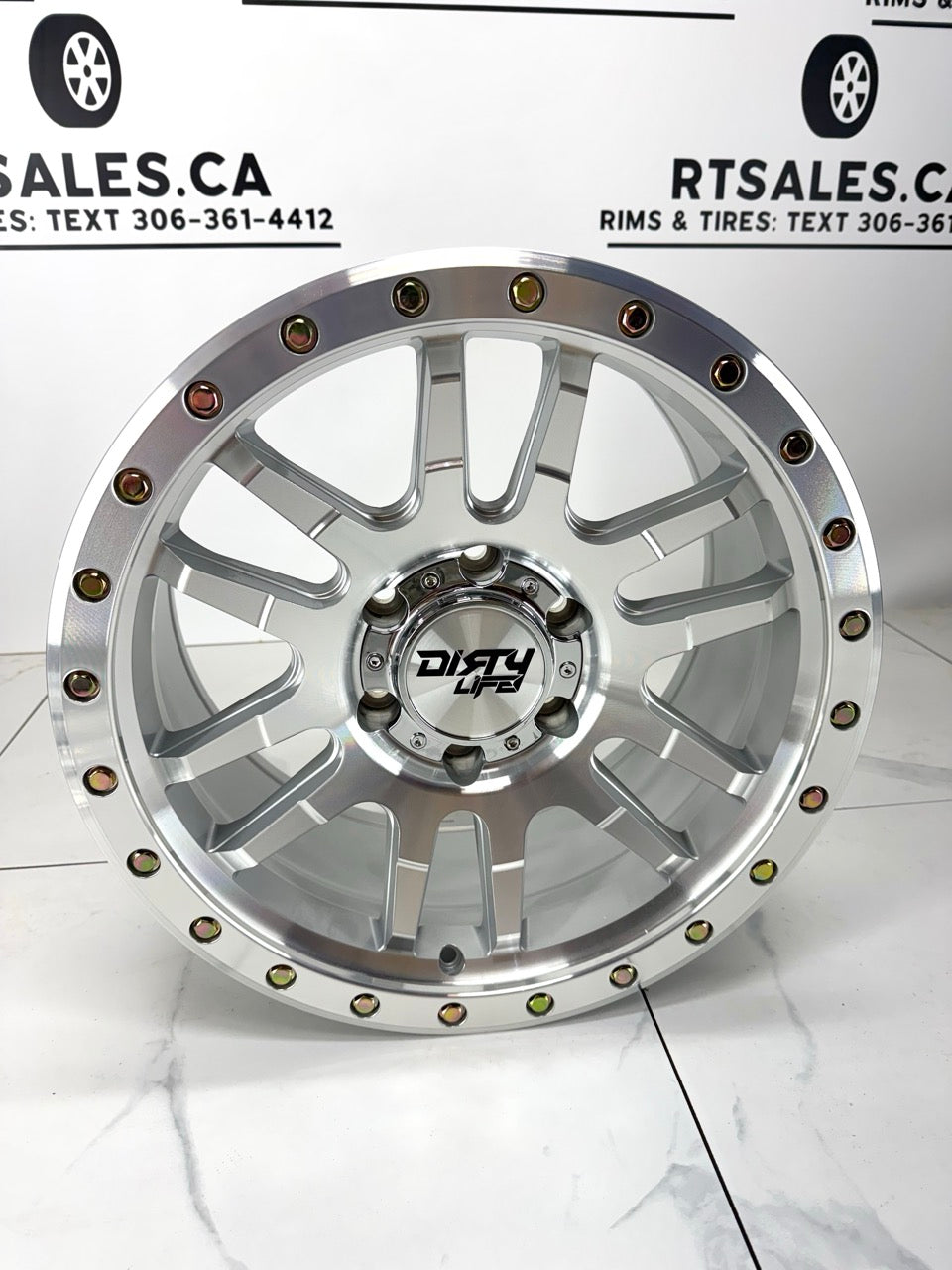 Dirty Life Canyon Pro 9309 Machined with Silver Window Rims – 17", 18"