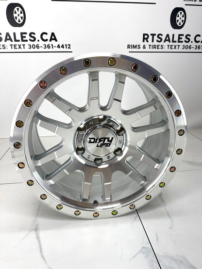 Dirty Life Canyon Pro 9309 Machined with Silver Window Rims – 17", 18"