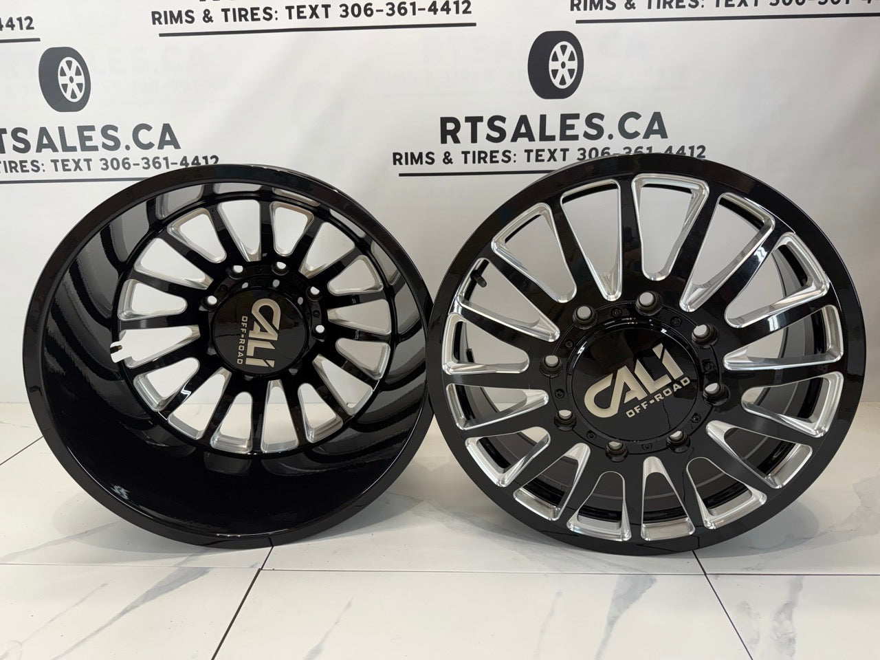 20x8.25 Cali Summit Dually Rims 8x200