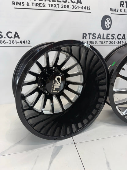 20x8.25 Cali Summit Dually Rims 8x200