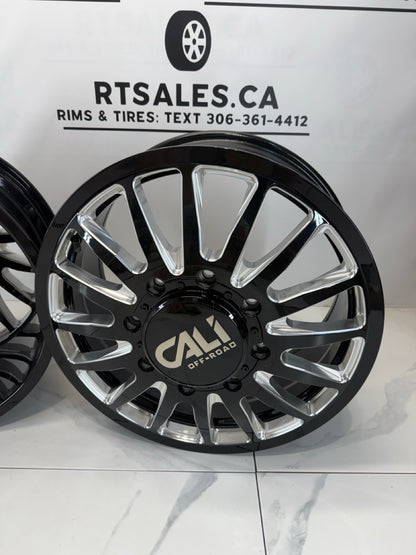 20x8.25 Cali Summit Dually Rims 8x200