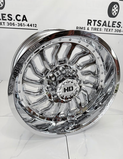 20x10 Fast D-STRUCT Rims 5x139 Chrome
