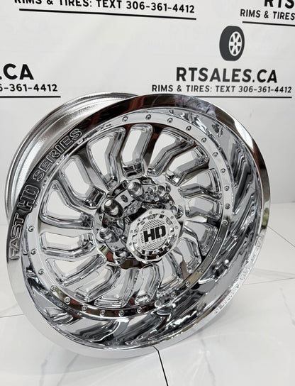 20x10 Fast D-STRUCT Rims 5x139 Chrome