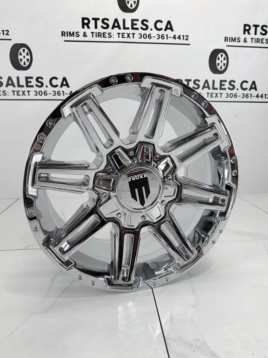 18x9 American Truxx Boom Rims 8x170 Chrome