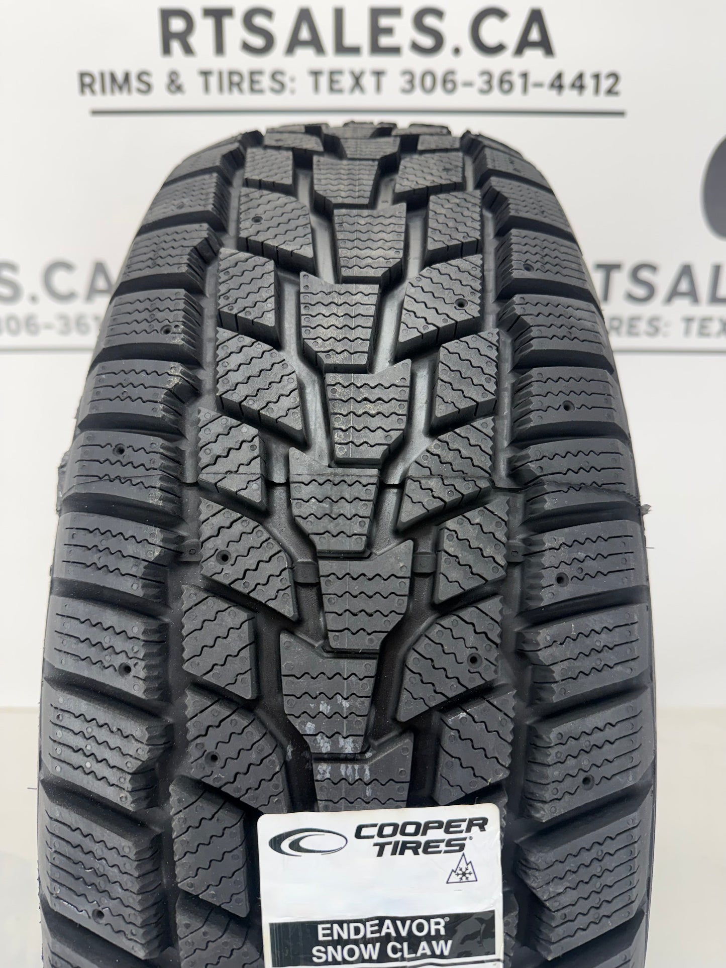 265/50R20 Cooper Endeavor Snow Claw Studdable Winter Tires - R&T Sales