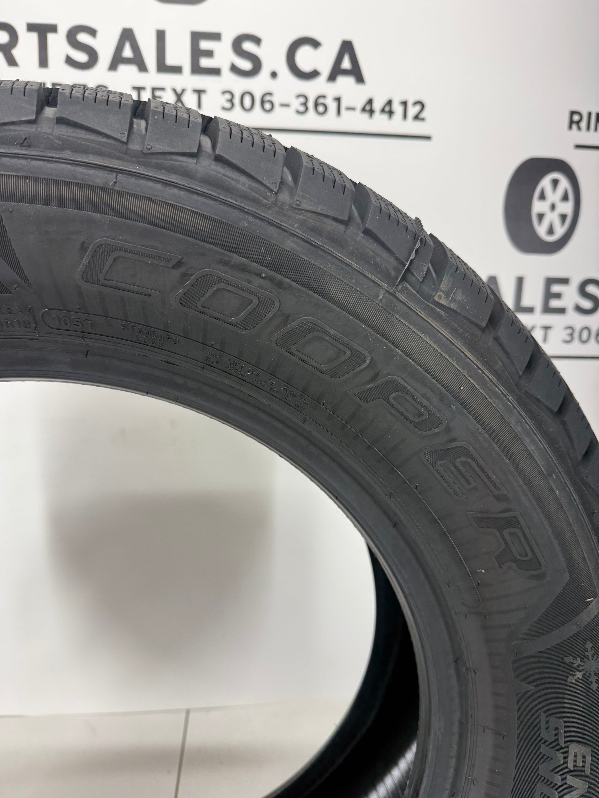 225/65R17 Cooper Endeavor Snow Claw Studdable Winter Tires - R&T Sales