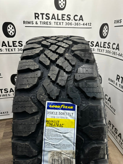 LT 35x12.5x17 Goodyear WRANGLER DURATRAC E All Weather Tires