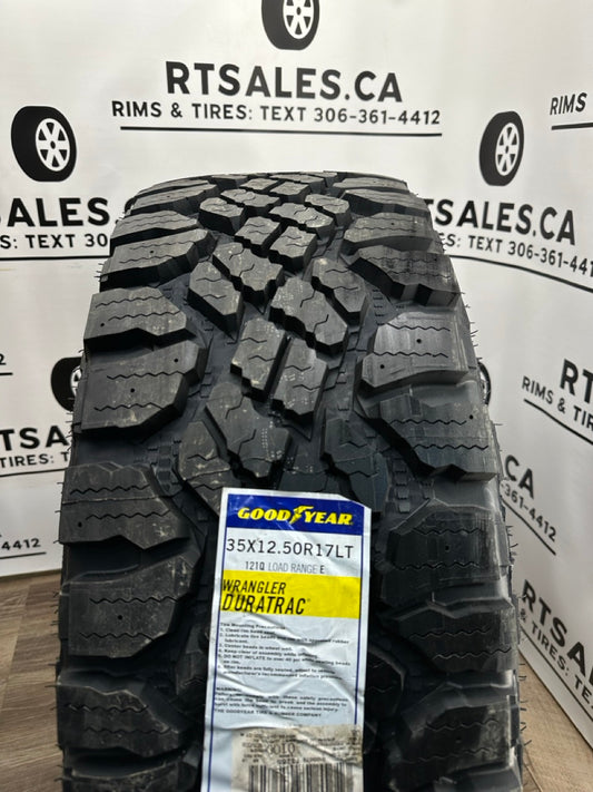 LT 35x12.5x17 Goodyear WRANGLER DURATRAC E All Weather Tires