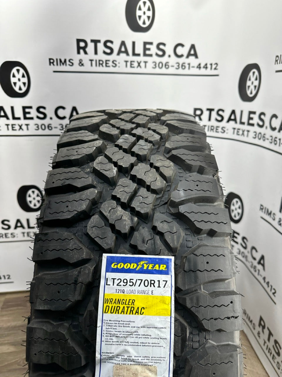 LT 295/70/17 Goodyear WRANGLER DURATRAC E All Weather Tires