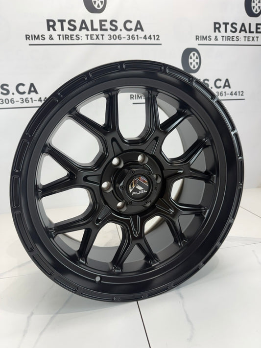 20x9 Fuel Tech Rims 6x139.7 Black