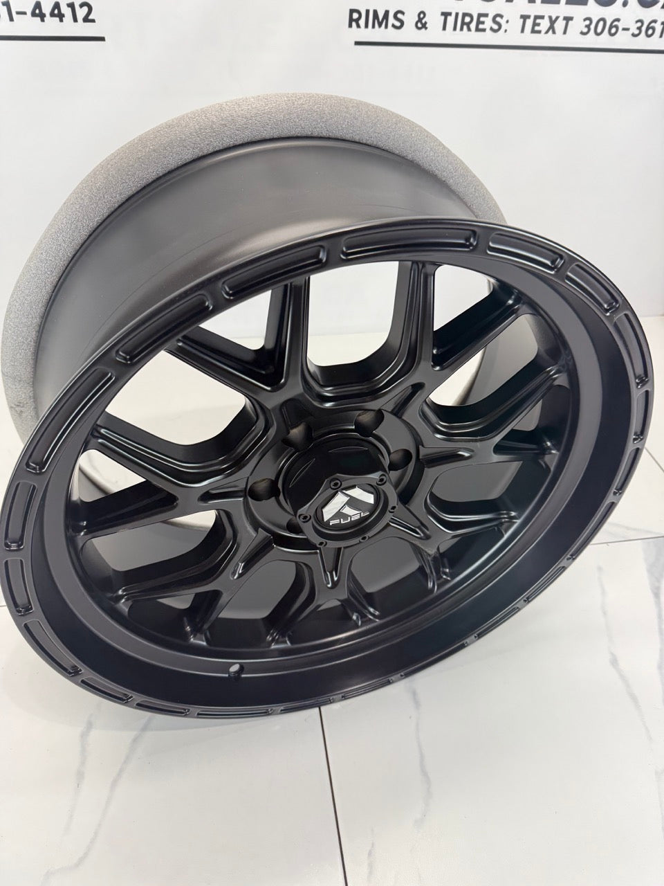 20x9 Fuel Tech Rims 6x135