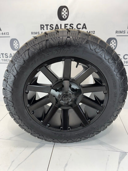 AMP PRO tires 20 inch Fuel Contra rims 8x180 - MULTIPLE SIZES