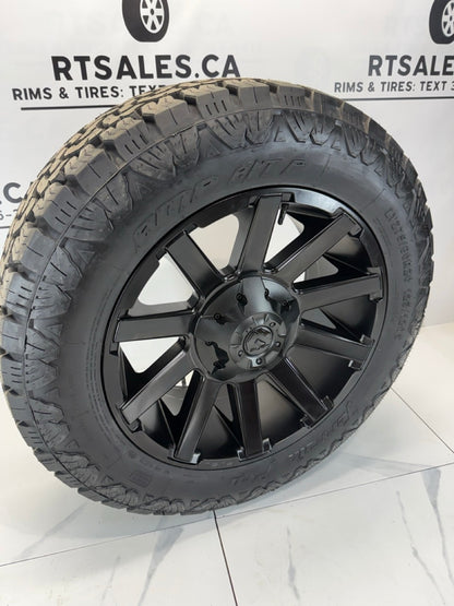 AMP PRO tires 20 inch Fuel Contra rims 8x180 - MULTIPLE SIZES