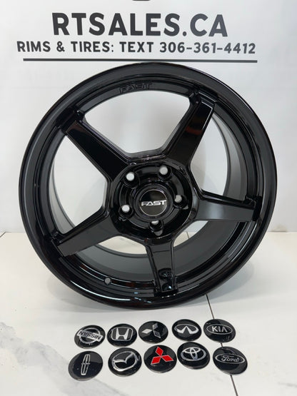 17x7 Fast Flair Rims 5x114.3