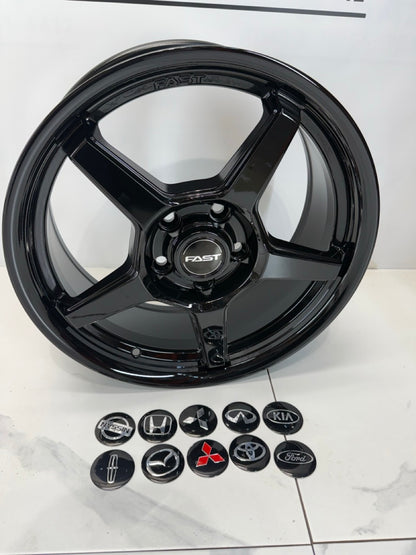 17x7 Fast Flair Rims 5x114.3