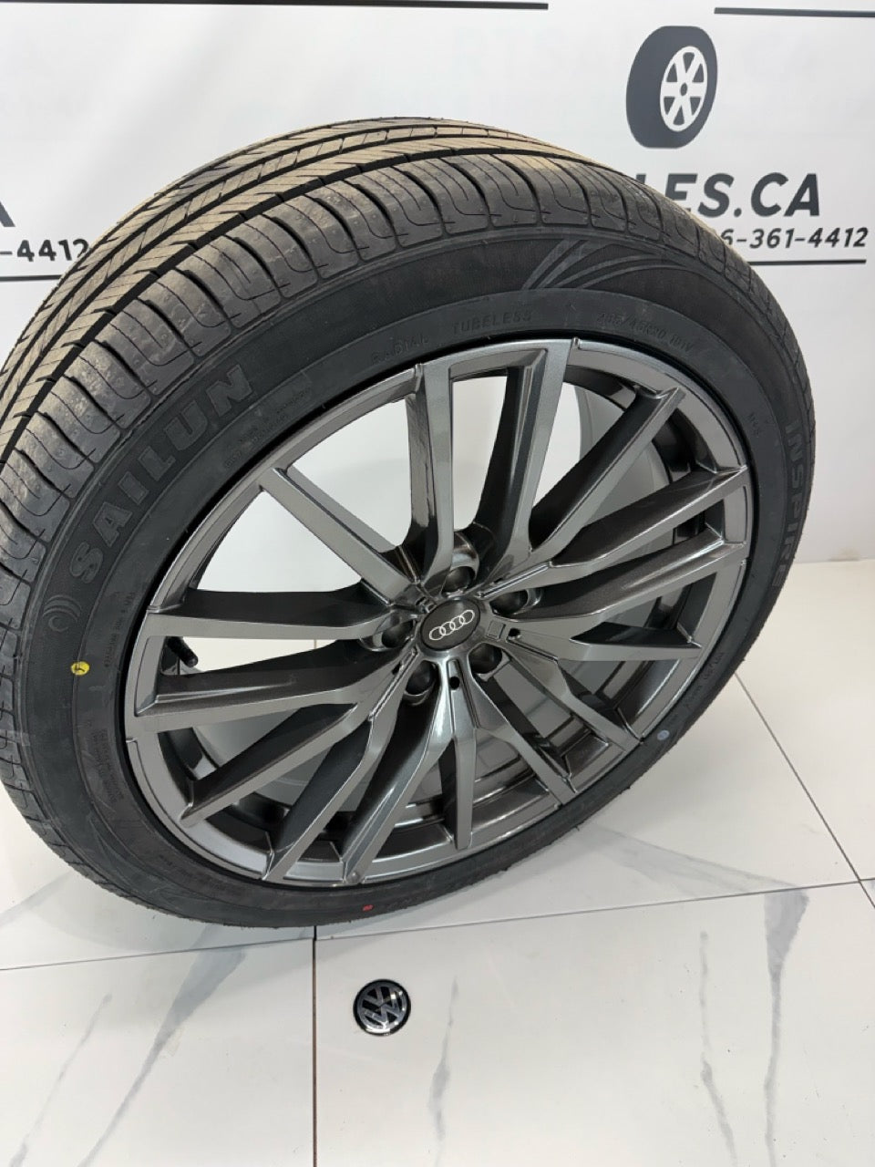 255/45R20 Sailun All Season Tires on Replica 20" Rims 5x112