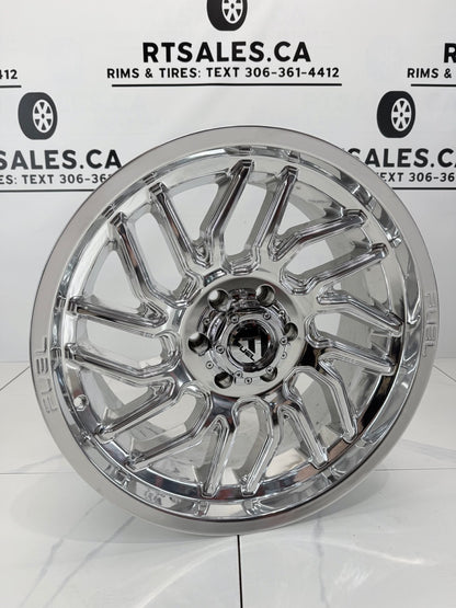 20x9 Fuel Hurricane Rims 6x139 Polished