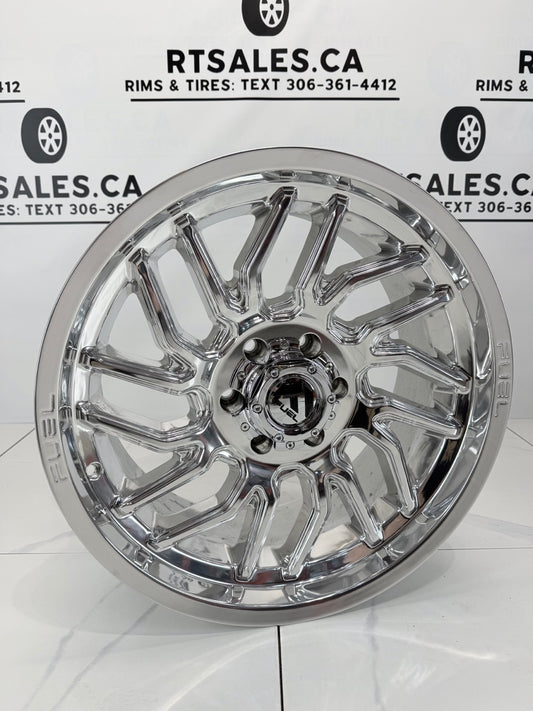 20x9 Fuel Hurricane Rims 6x139 Polished