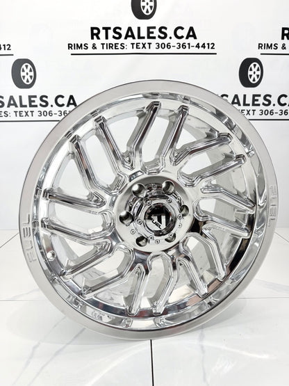 20x9 Fuel Hurricane Rims 6x139 Polished