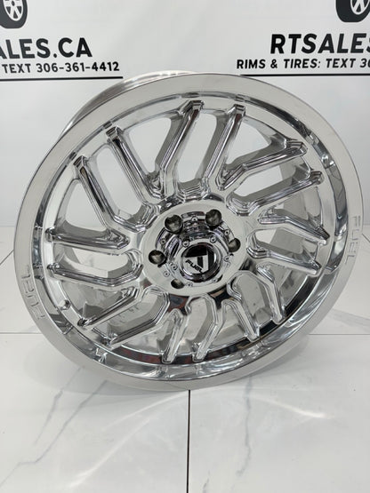 20x9 Fuel Hurricane Rims 6x139 Polished