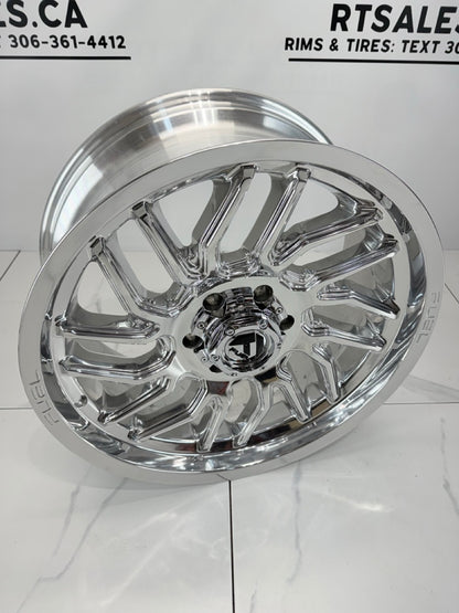 20x9 Fuel Hurricane Rims 6x139 Polished