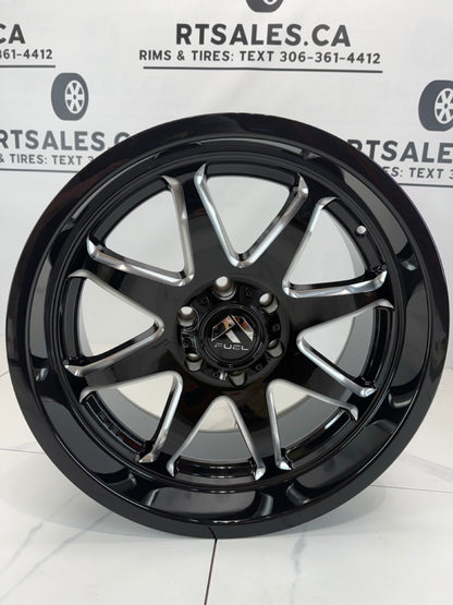 20x9 Fuel Hammer Rims 6x135