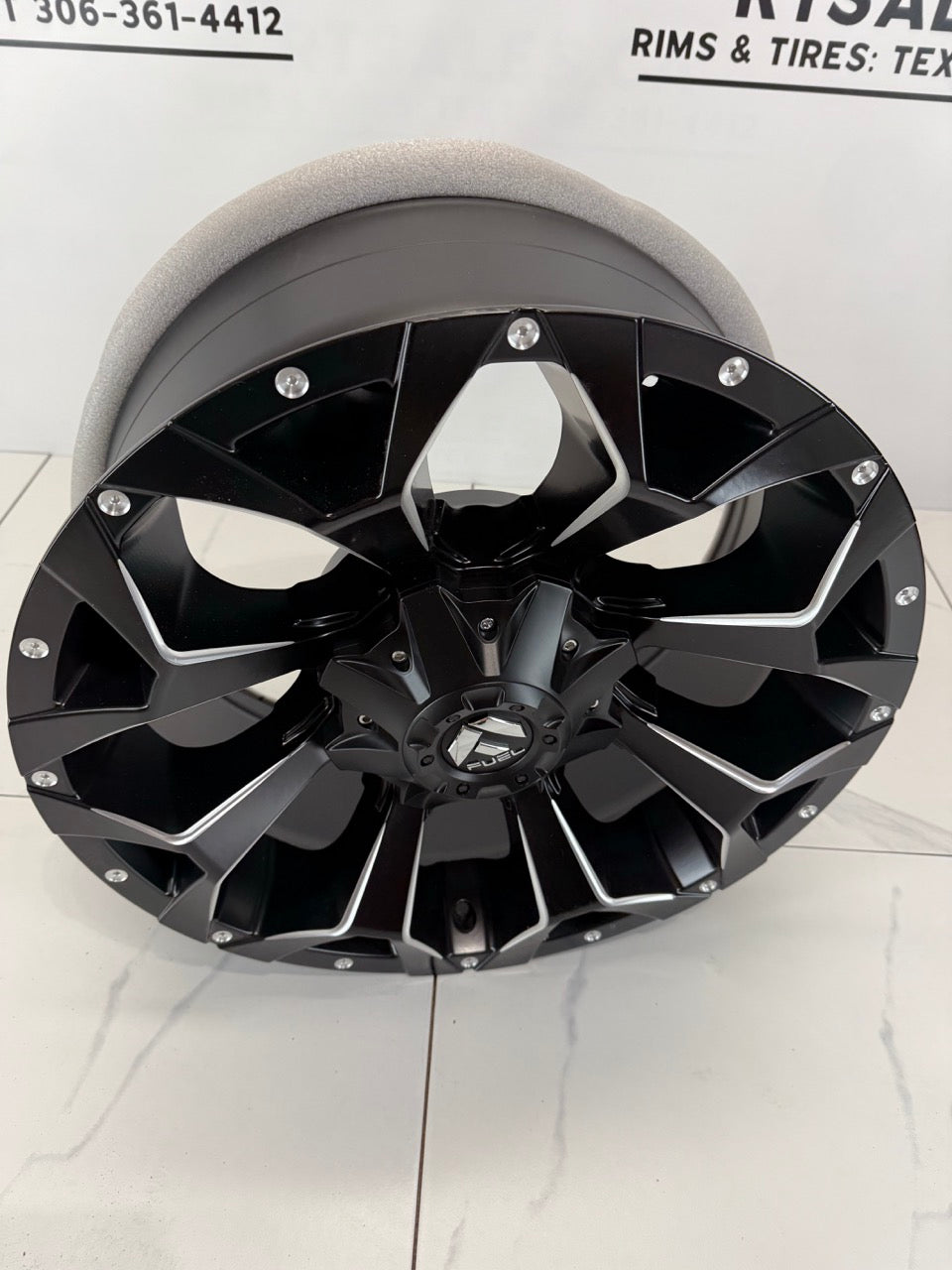 17x9 Fuel Assault Rims 5x139.7/150