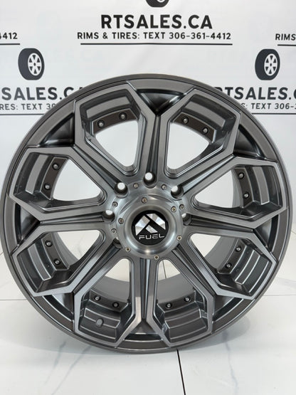 18x9 Fuel Siege Rims 8x180