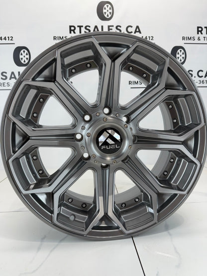 18x9 Fuel Siege Rims 8x180