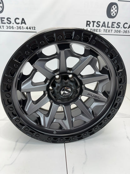 17x9 Fuel Covert Rims 6x139.7 Gunmetal