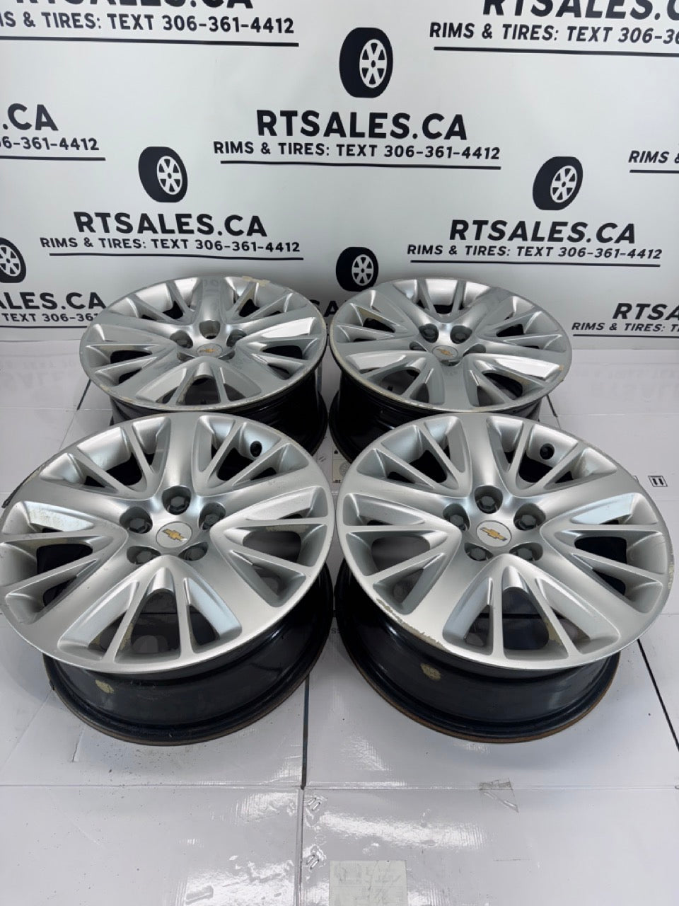 18x8 Black Steel Rims 5x120 (Used)