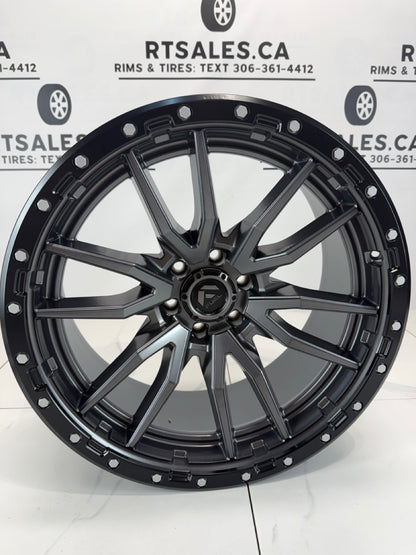 22x10 Fuel Rebel Rims 6x135