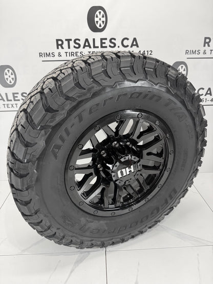 285/70/17 BFgoodrich tires on rims Dodge Ram Gmc Chevy 3500