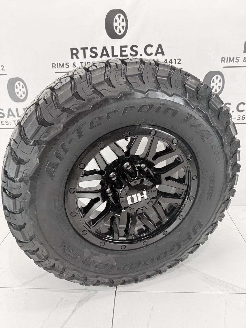285/70/17 BFgoodrich tires on rims Dodge Ram Gmc Chevy 3500