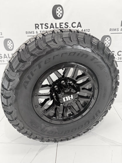 285/70/17 BFgoodrich tires on rims Dodge Ram Gmc Chevy 3500
