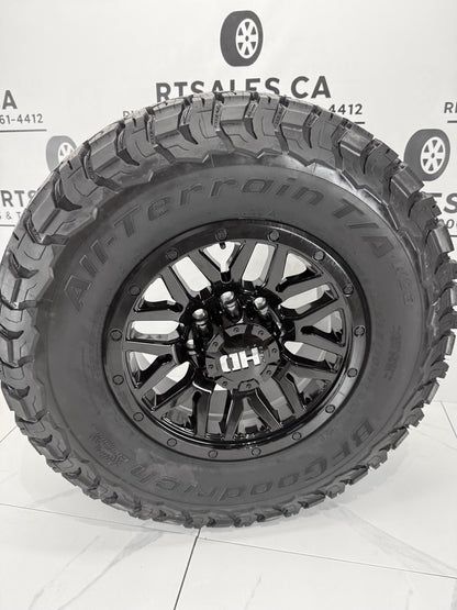 285/70/17 BFgoodrich tires on rims Dodge Ram Gmc Chevy 3500