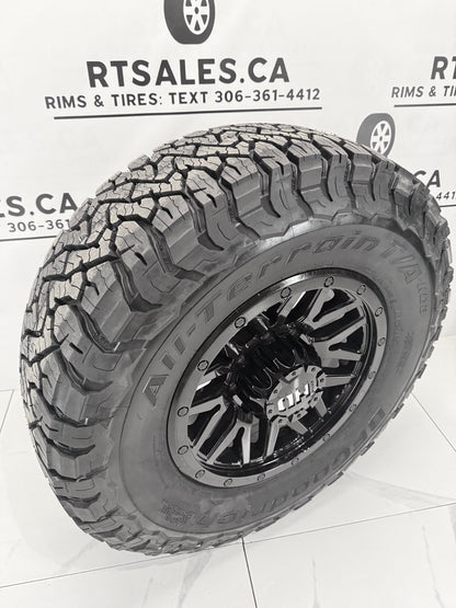 285/70/17 BFgoodrich tires on rims Dodge Ram Gmc Chevy 3500