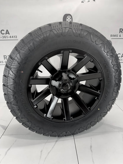 AMP Pro Tires on 20 inch Fuel Contra Rims 8x170 - MULTIPLE SIZES
