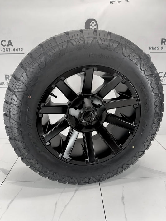AMP Pro Tires on 20 inch Fuel Contra Rims 8x170 - MULTIPLE SIZES