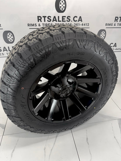 AMP Pro Tires on 20 inch Fuel Contra Rims 8x170 - MULTIPLE SIZES