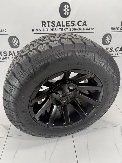 AMP Pro Tires on 20 inch Fuel Contra Rims 8x170 - MULTIPLE SIZES