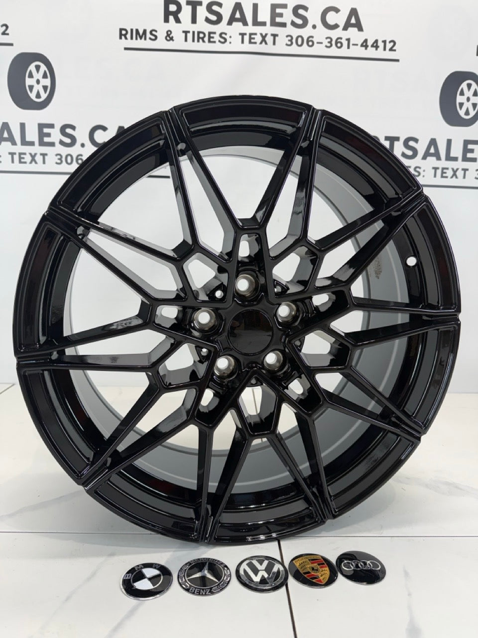 19x8 Replica Rims 5x112 R266