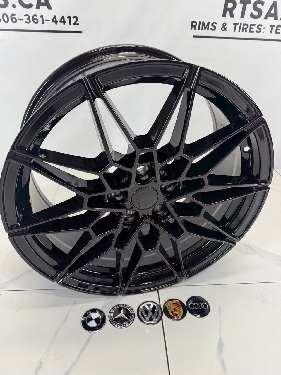 19x8 Replica Rims 5x112 R266