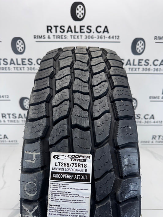 Lt 285/75/18 Cooper Discoverer AT3 XLT All Season Tires