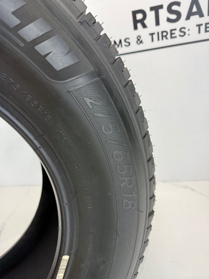 275/65/18 Michelin PRIMACY XC All Season Tires (Takeoffs)